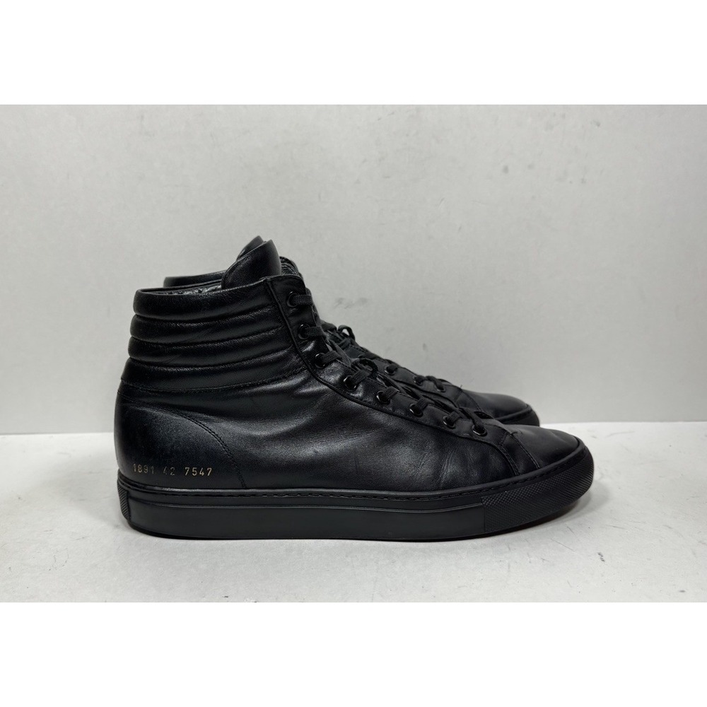 Common Projects Achilles High Top Black Men's Size 9 / 42 Shoes Sneakers‎